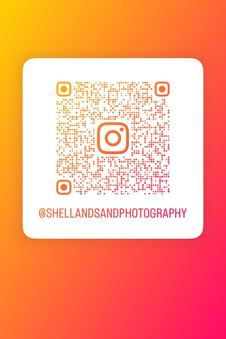 QR code for Shell and Sand Photography on Instagram